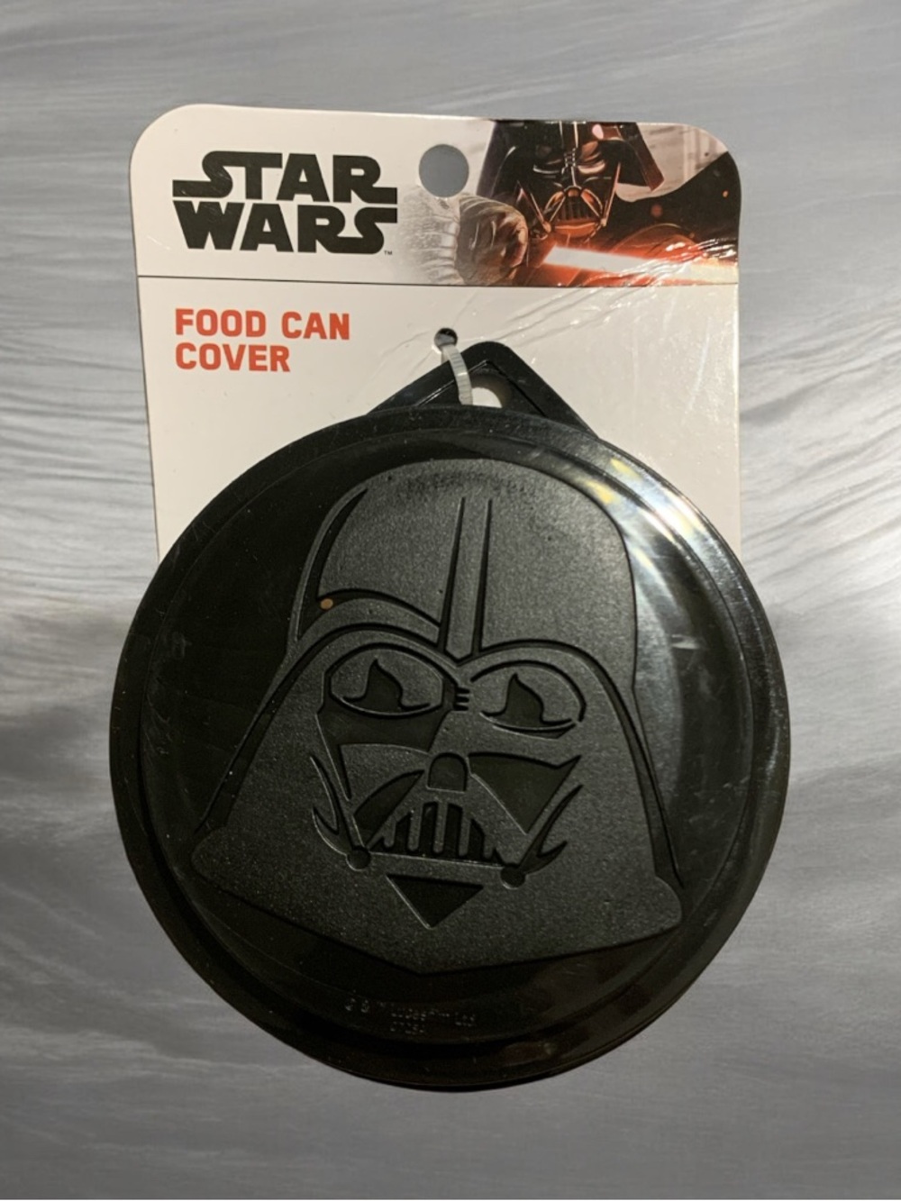 NWT 3pack DISNEY Star Wars Black Darth Vader FOOD Can Covers